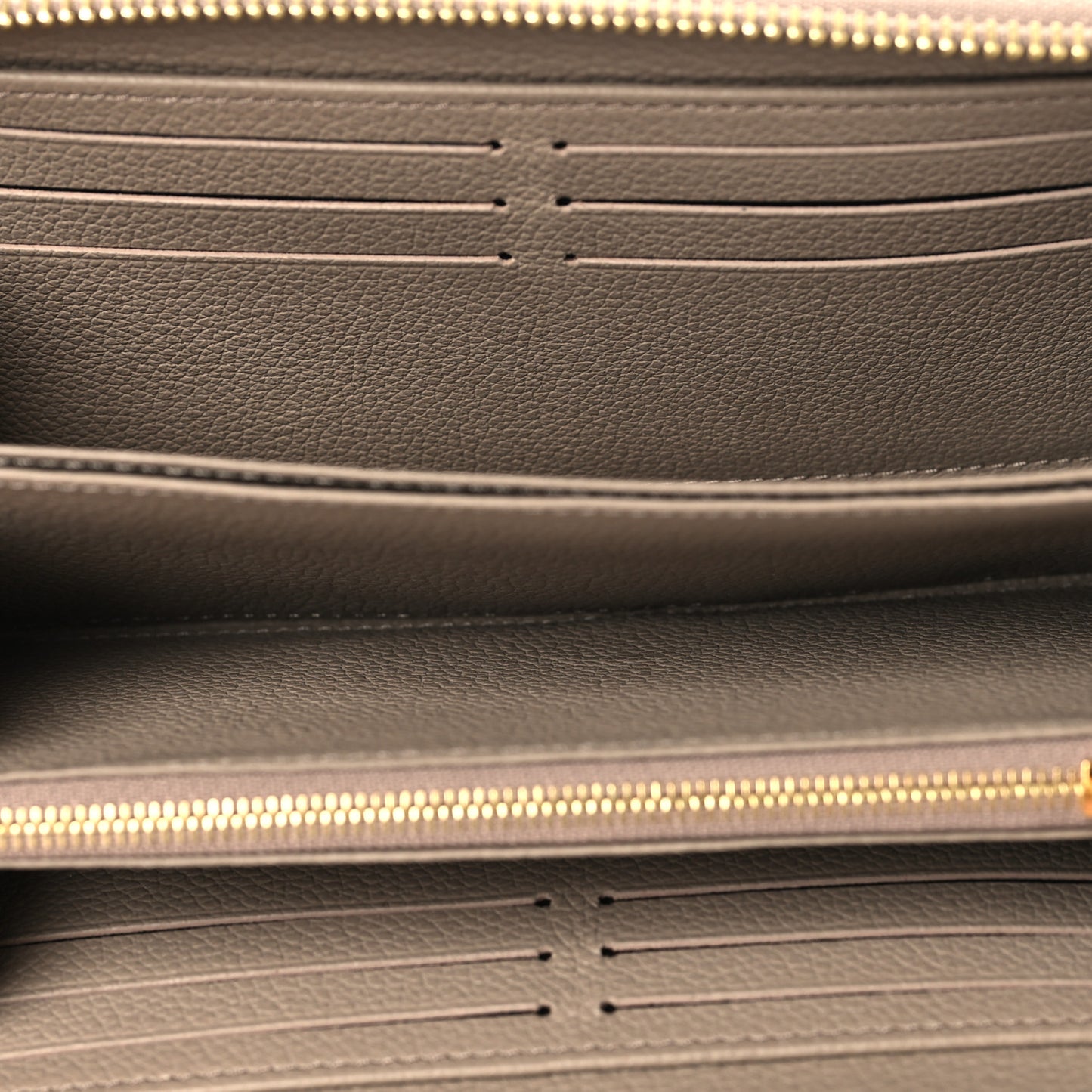 Empreinte Monogram Giant Zippy Wallet Tourterelle Creme