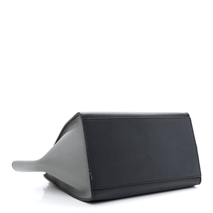 Celine Elephant Calfskin Small Tri-Color Trapeze Indigo 4 of 15
