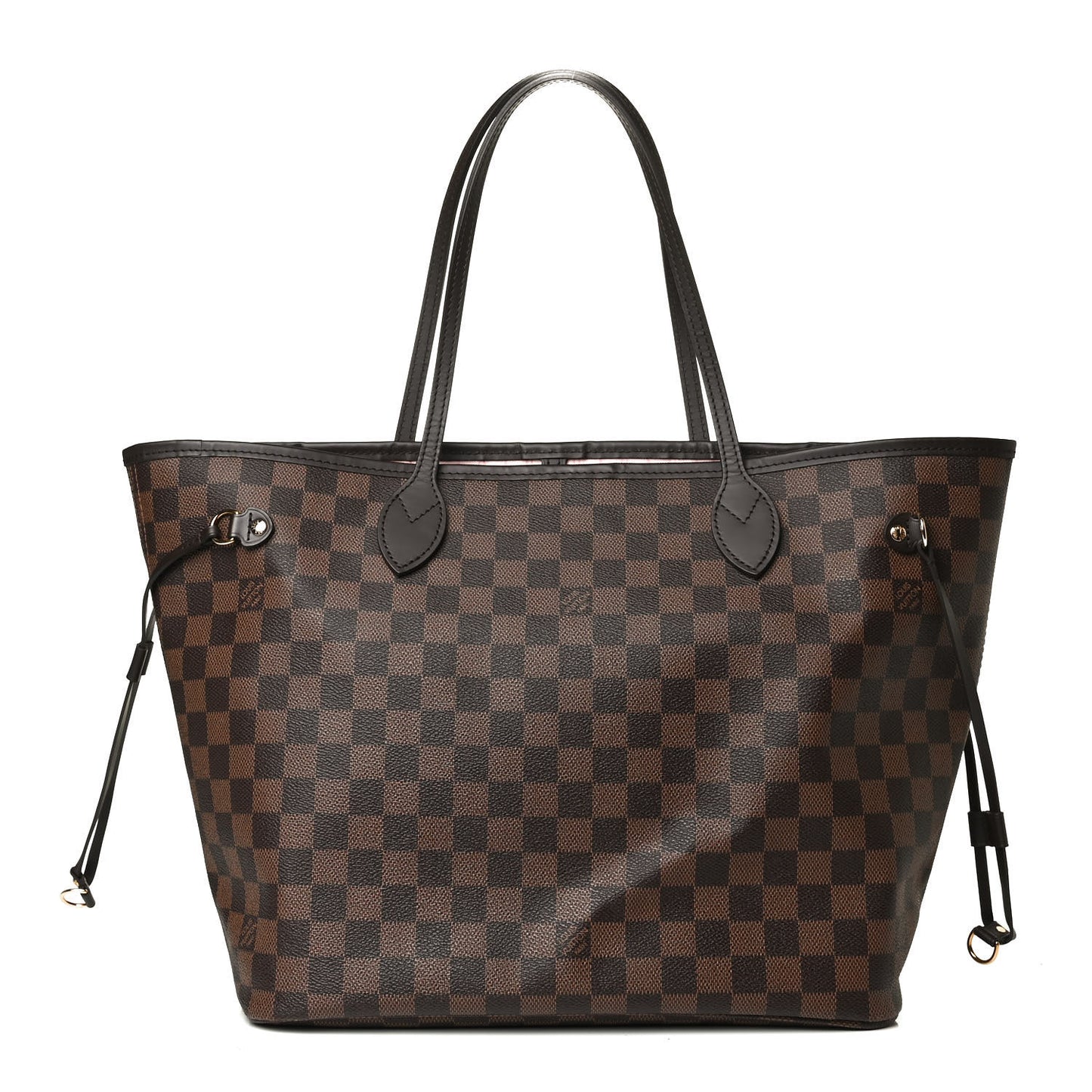 Damier Ebene Neo Neverfull MM Rose Ballerine