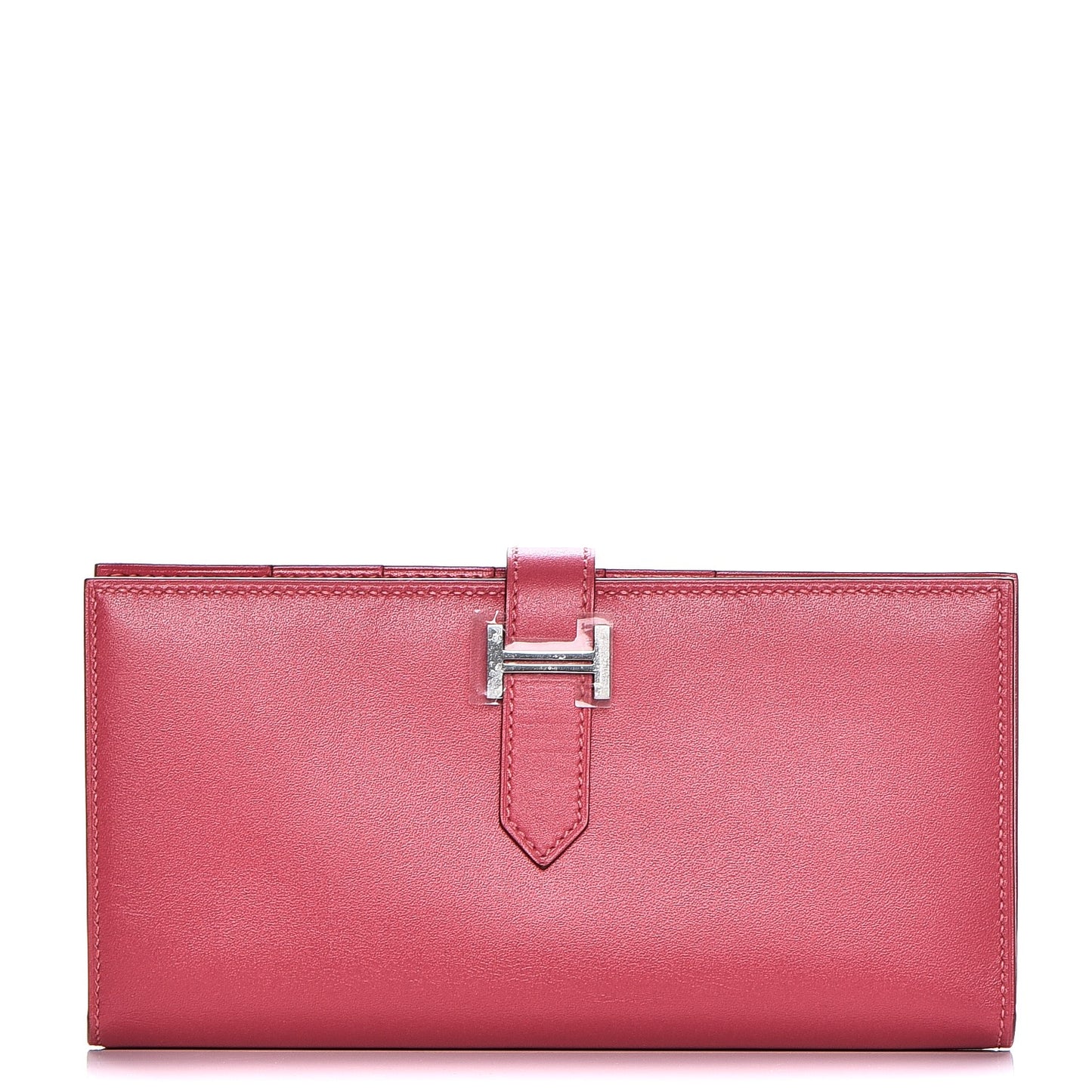 Tadelakt Bearn Gusset Wallet Rose Azalee