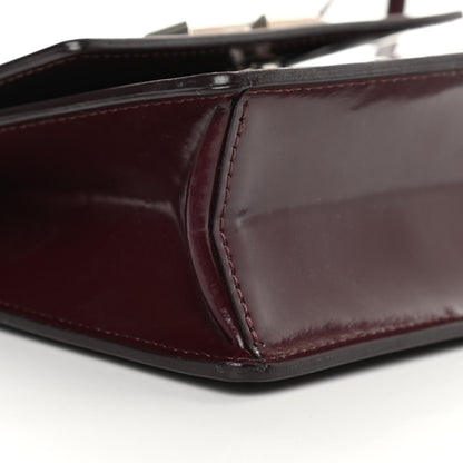 Off-White Calfskin Jitney 0.7 Rent Money Crossbody Bag Burgundy 10 of 16
