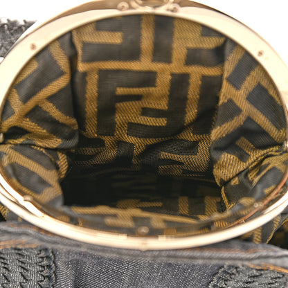 Fendi Denim Spalmati Woven Spy Blue 8 of 12