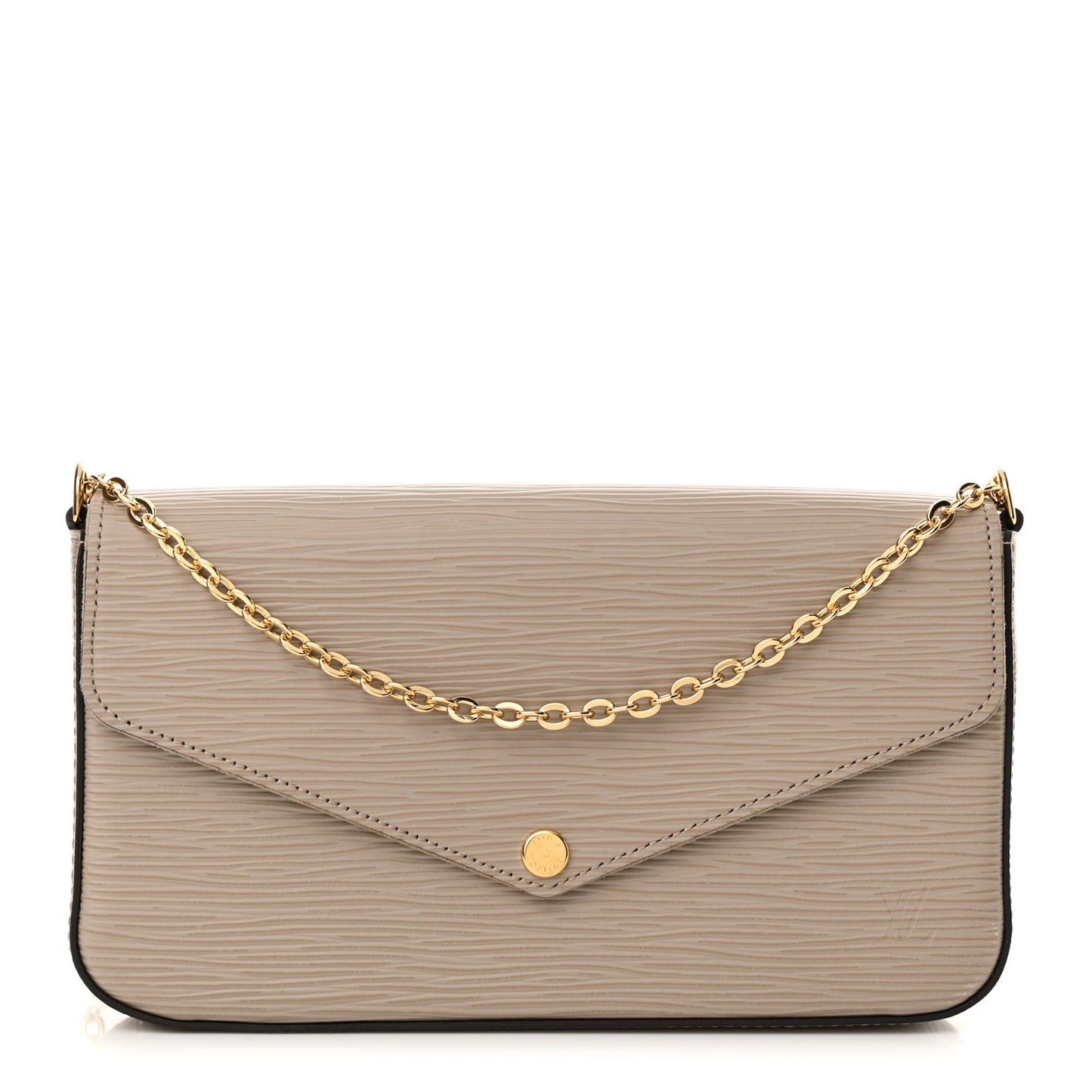 Epi Felicie Pochette Chain Wallet Galet