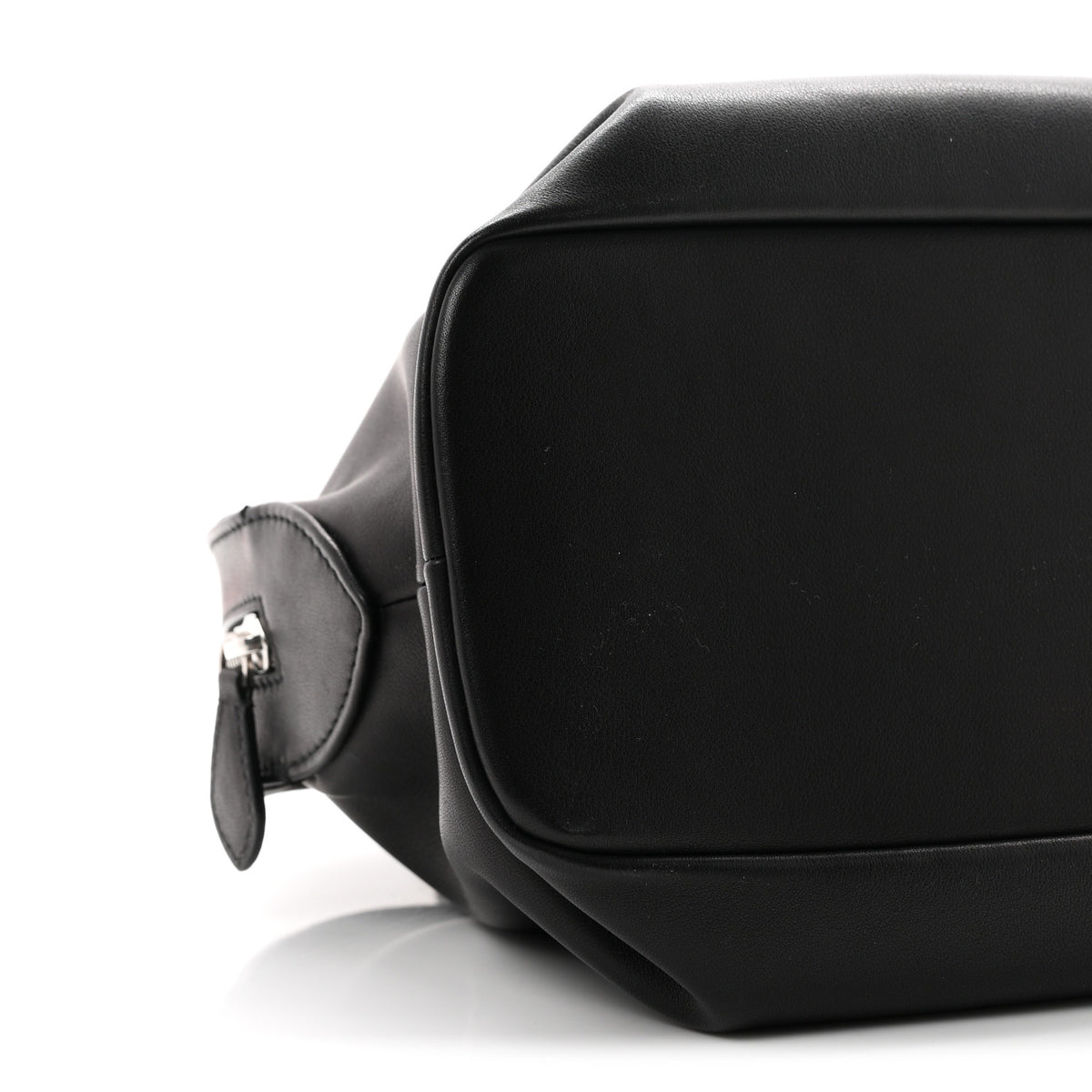 Polished Saddle Calfskin Agnes 12 Black