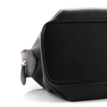 The Row Polished Saddle Calfskin Agnes 12 Black 15 of 17