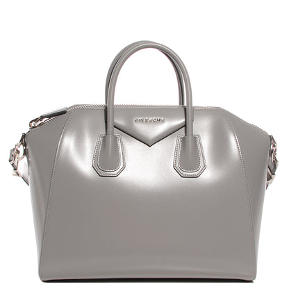 Givenchy Smooth Calfskin Medium Antigona Pearl Grey 1 of 11