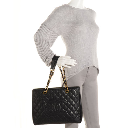 Chanel Caviar Grand Shopping Tote GST Black 2 of 8