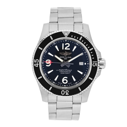Breitling Stainless Steel 44mm Super Ocean Chronometer Automatic Watch Black A17367 1 of 5