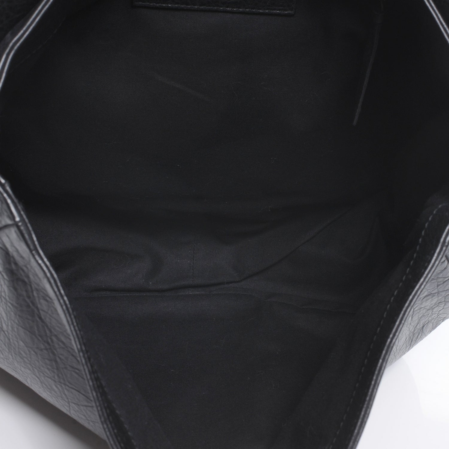 Balenciaga Agneau Folk Messenger Black 6 of 8