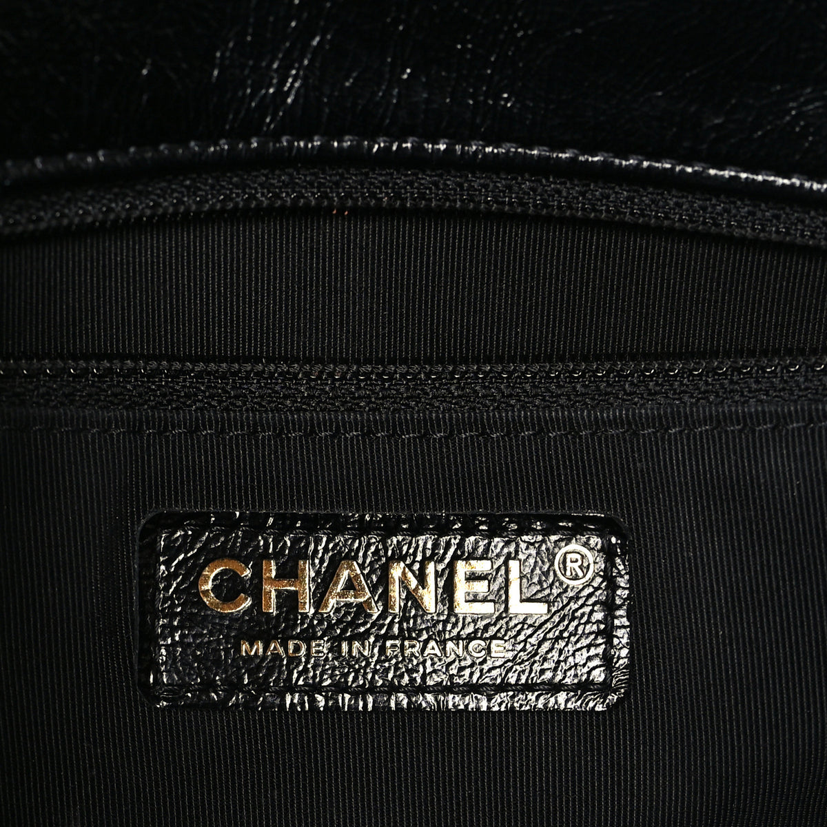 Chanel Crumpled Glazed Lambskin Quilted Small Flap Black 6 of 10
