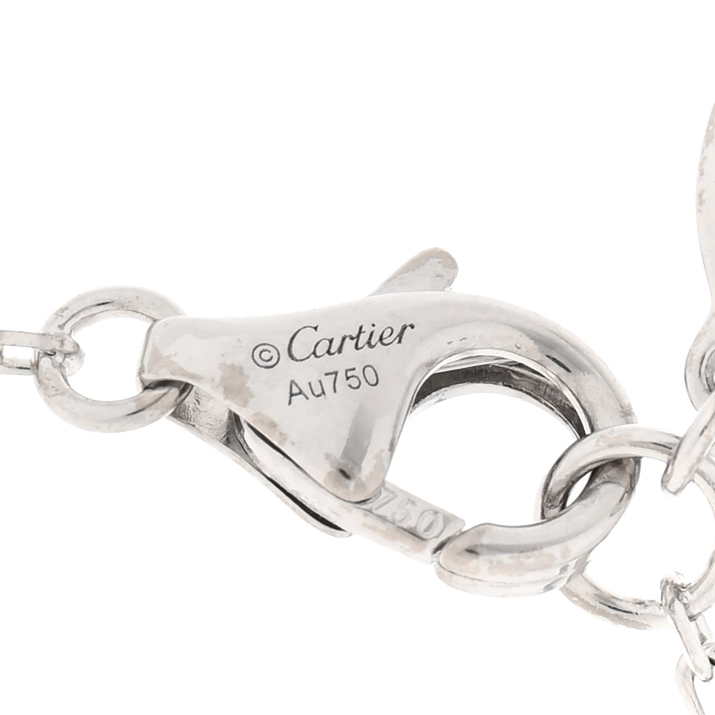 18K White Gold Diamond SM D'Amour Pendant Necklace