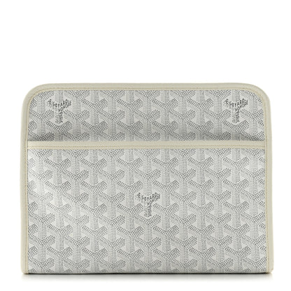 Goyard Goyardine Jouvence MM Toiletry Pouch White 1 of 11