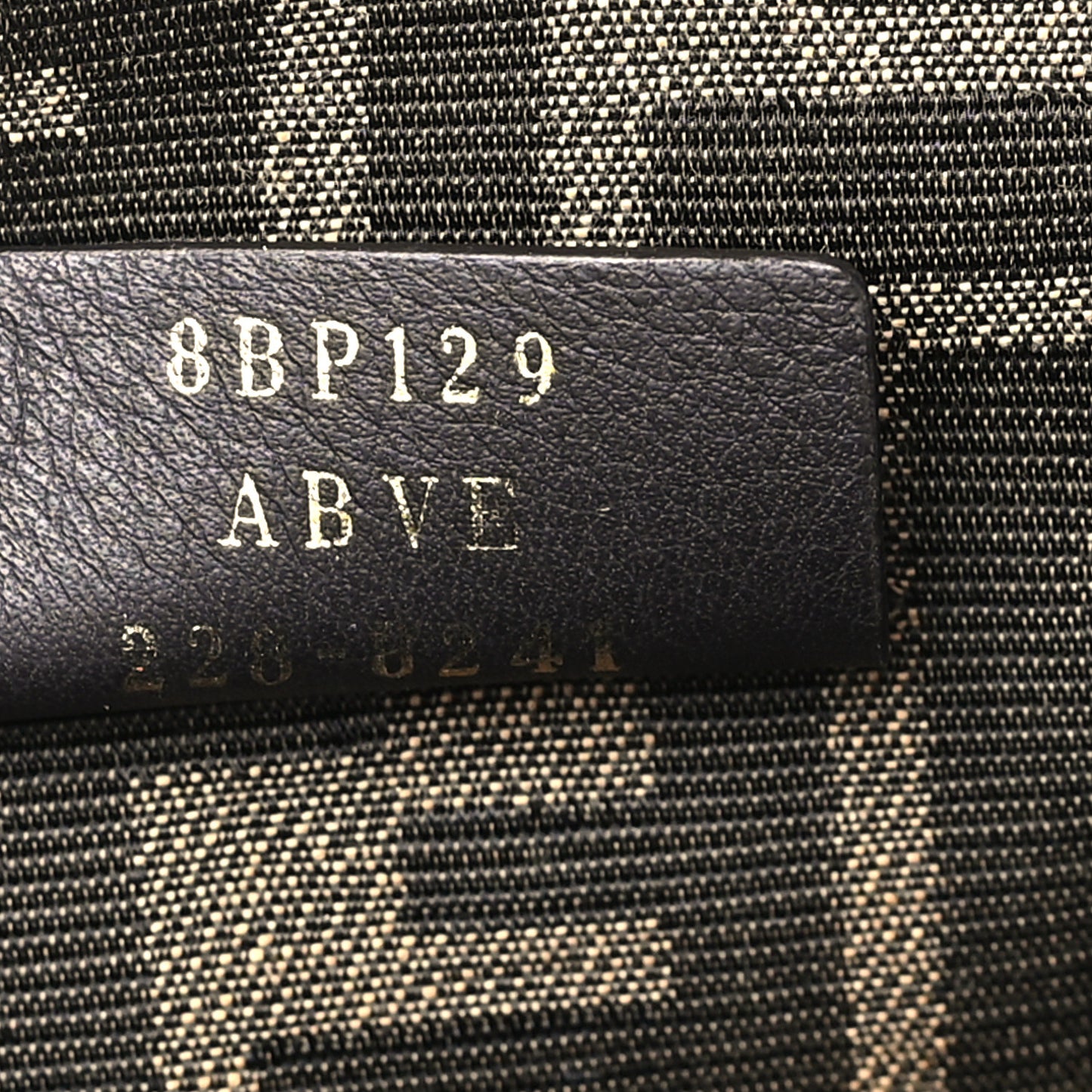 Shiny Nappa Small Fendi First Black