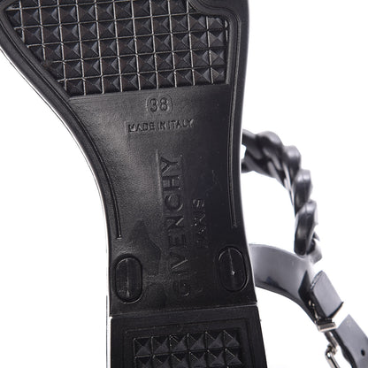 Givenchy Jelly Chain Sandal Flats 38 Black 9 of 10