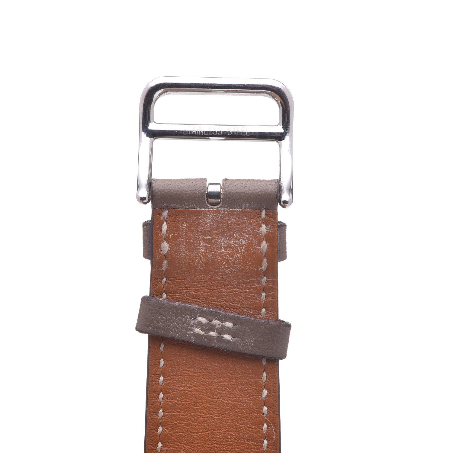 Hermes Stainless Steel Swift 26mm Heure H Hour Quartz Watch Etoupe 12 of 13