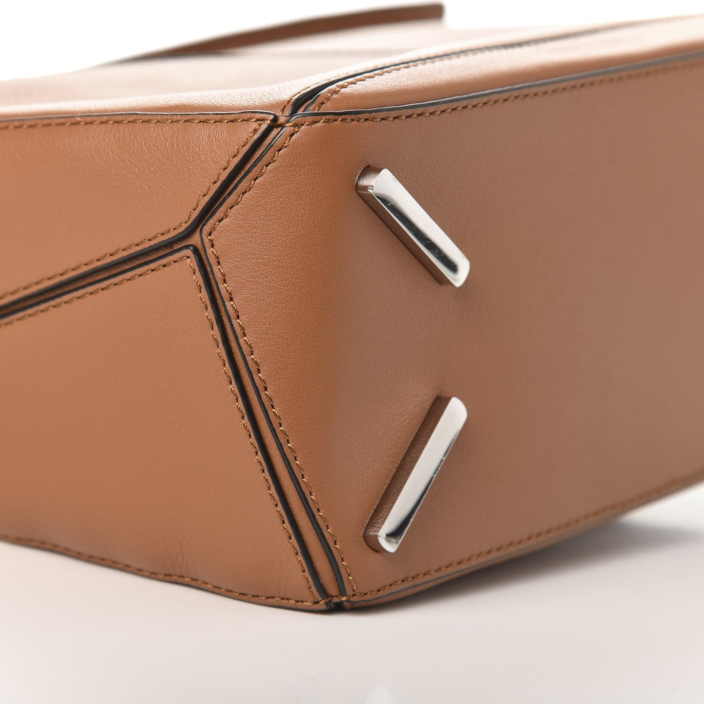 Calfskin Small Puzzle Bag Tan