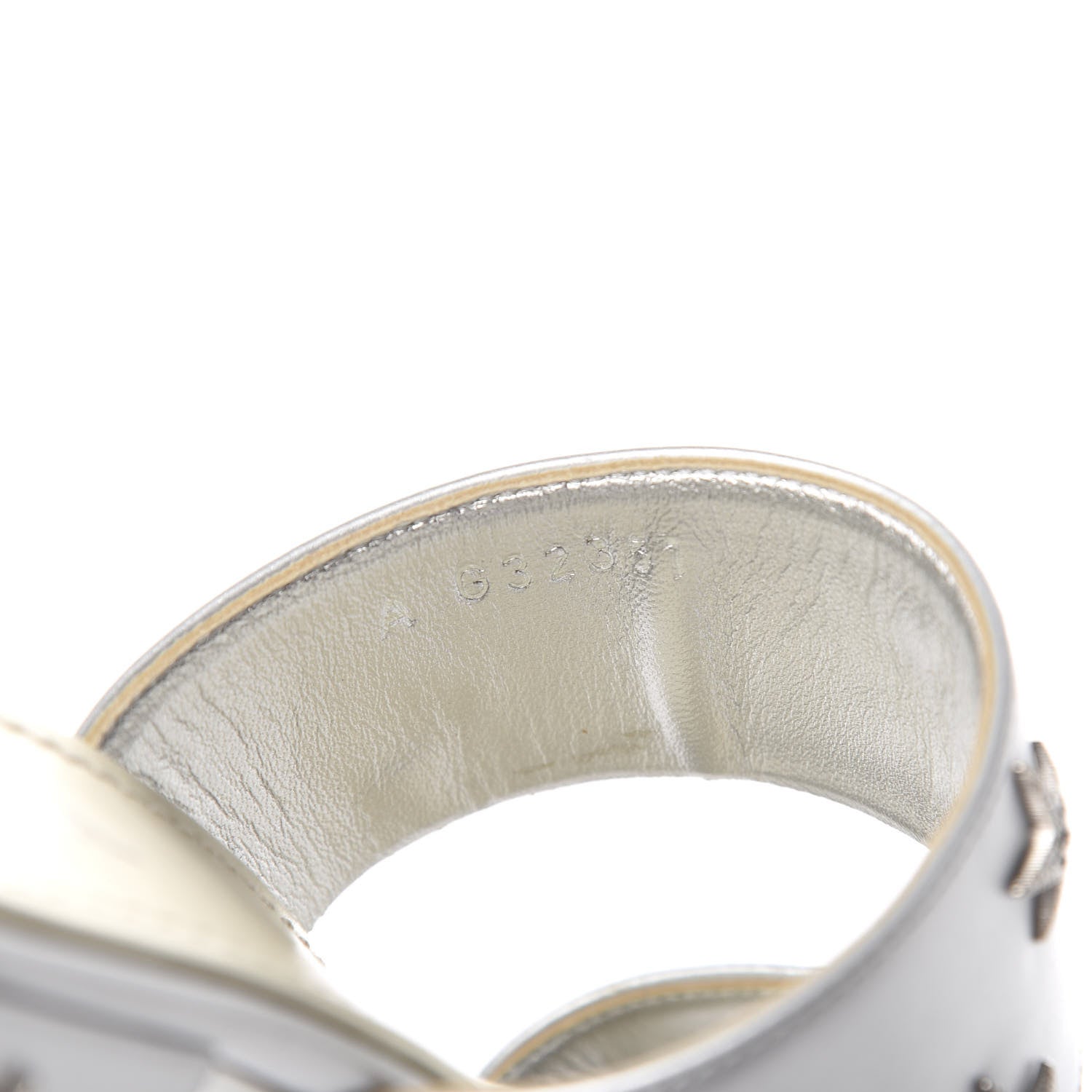 Chanel Iridescent Calfskin Crystal Stars Mules 38 Silver 7 of 8