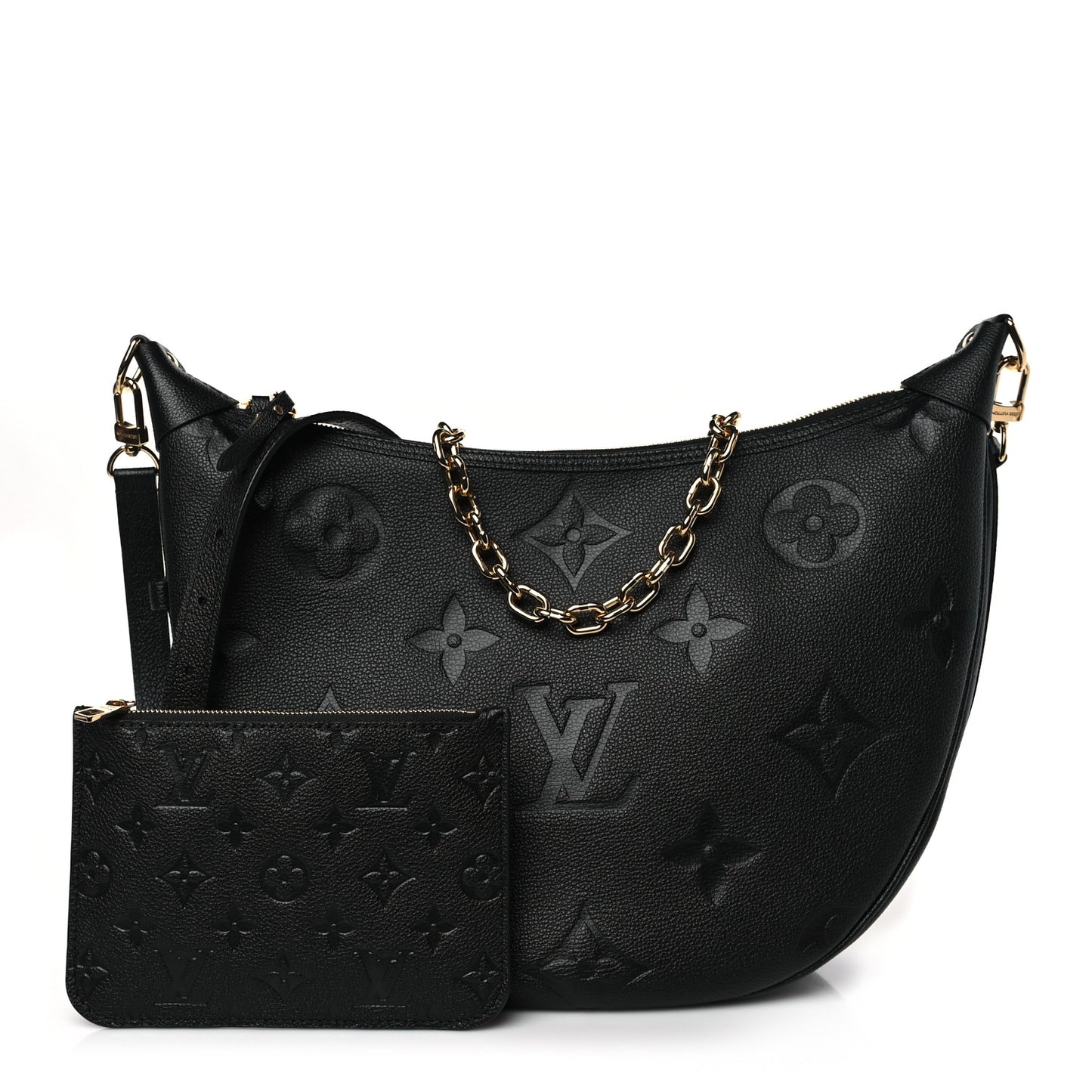 Empreinte Monogram Giant Loop Hobo Black