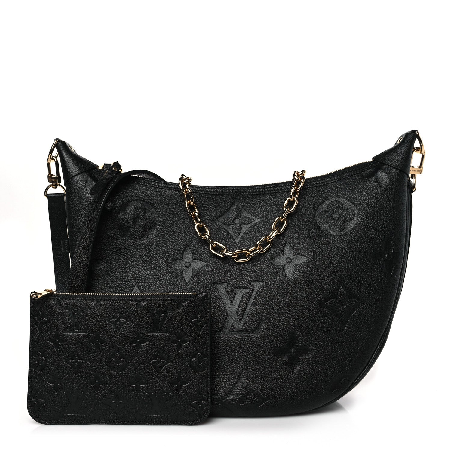 Louis Vuitton Empreinte Monogram Giant Loop Hobo Black 1 of 9