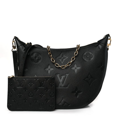 Louis Vuitton Empreinte Monogram Giant Loop Hobo Black 1 of 9