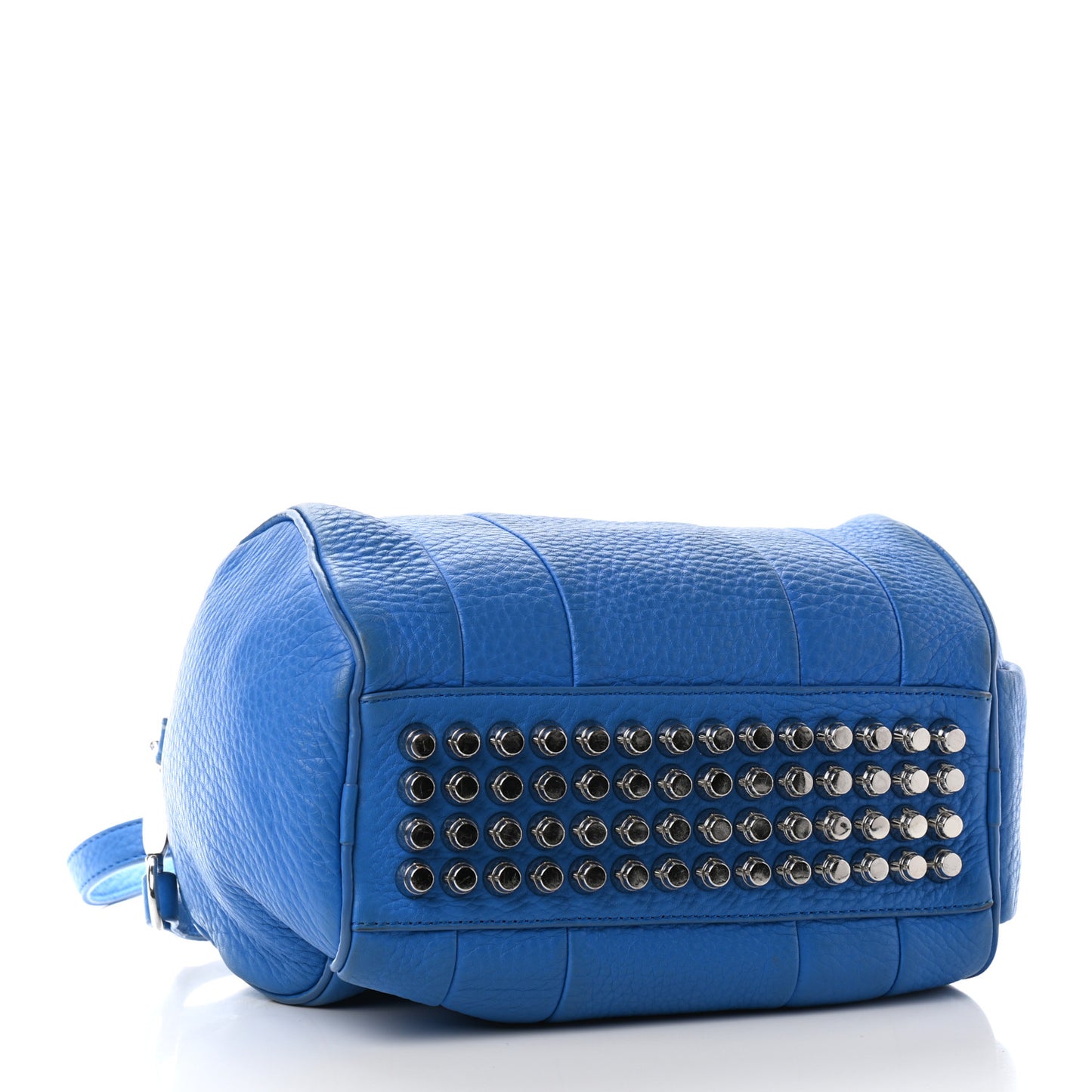 Pebbled Lambskin Rockie Royal Blue with Rhodium Hardware