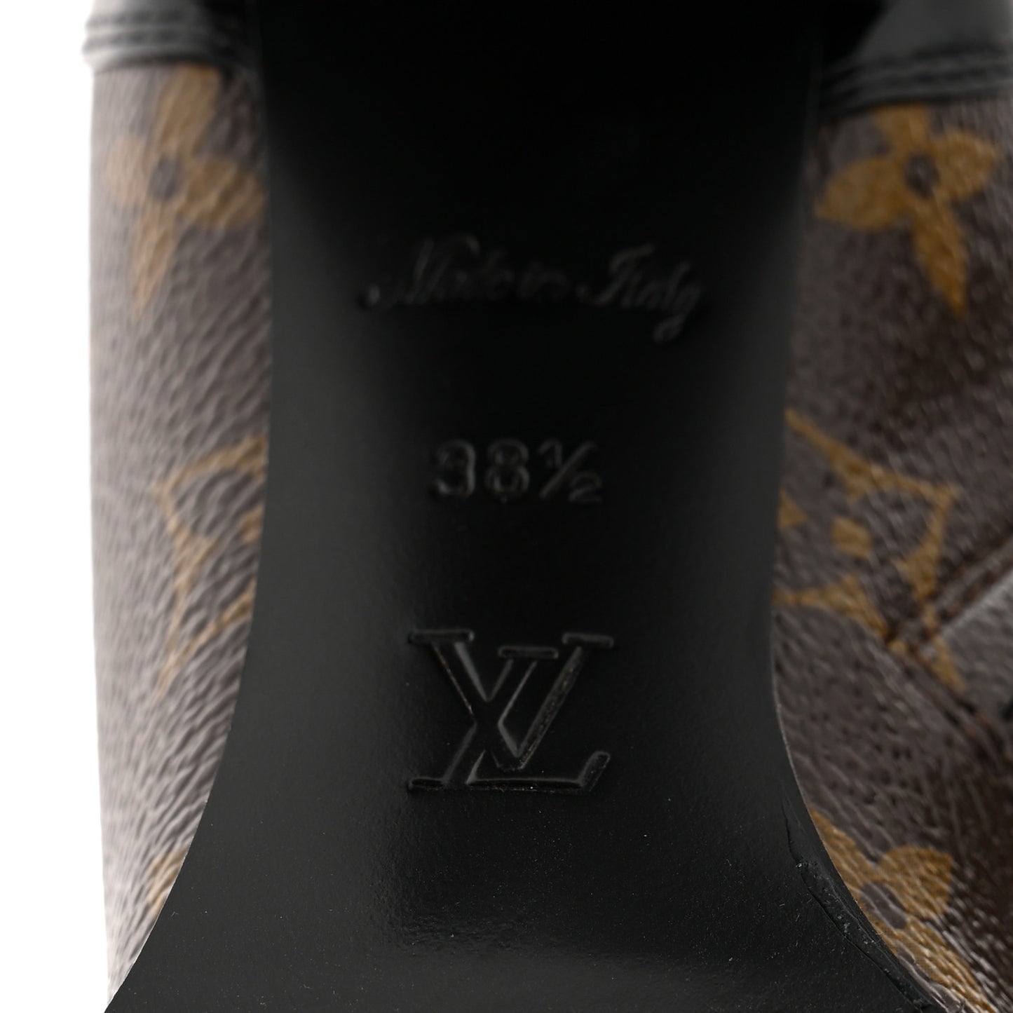 Patent Calfskin Monogram Star Trail Ankle Boots 38.5 Black
