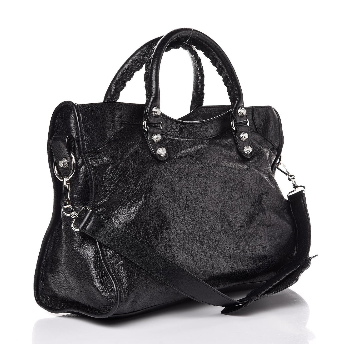 Agneau Giant 12 Silver Hardware City Black