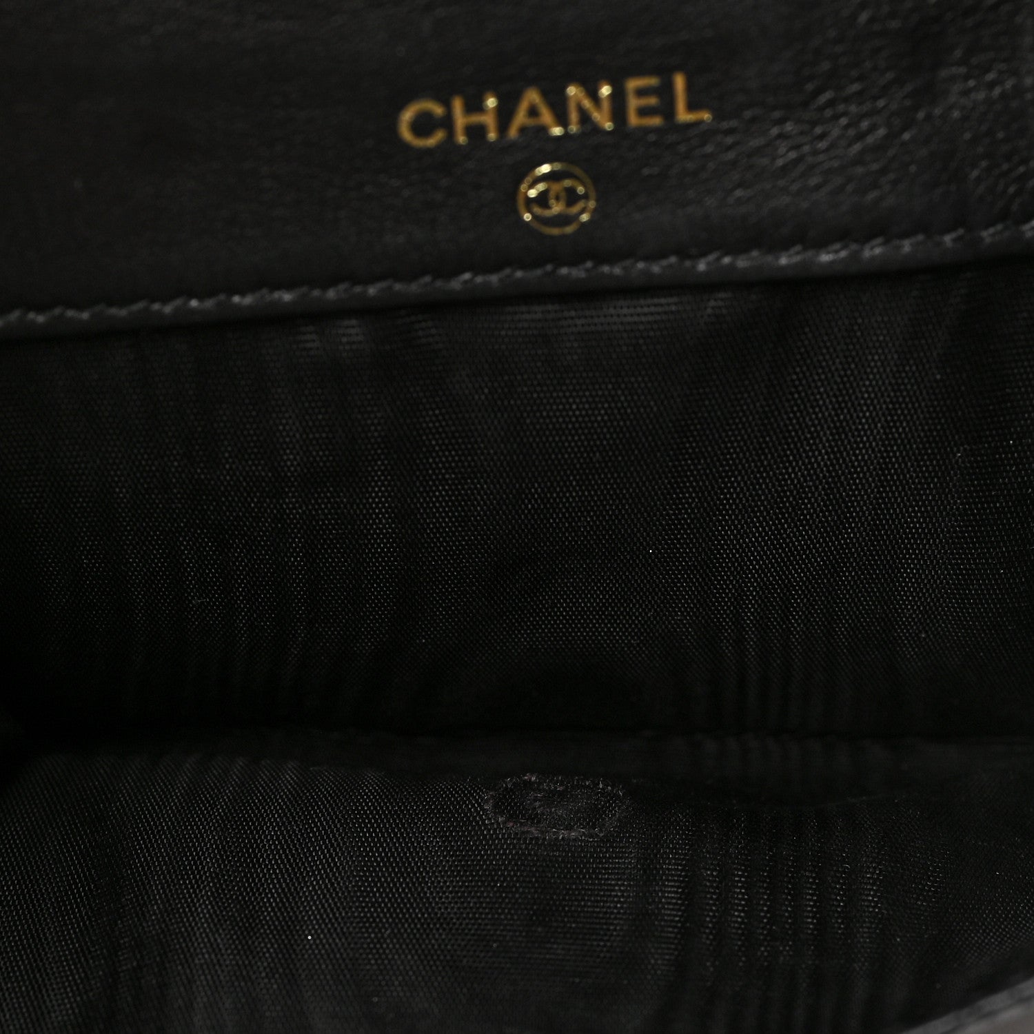Chanel Caviar Timeless CC Compact French Wallet Black 6 of 7
