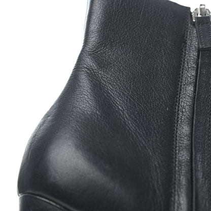 Valentino Garavani Calfskin Bow Ankle Boots 40.5 Black 10 of 13