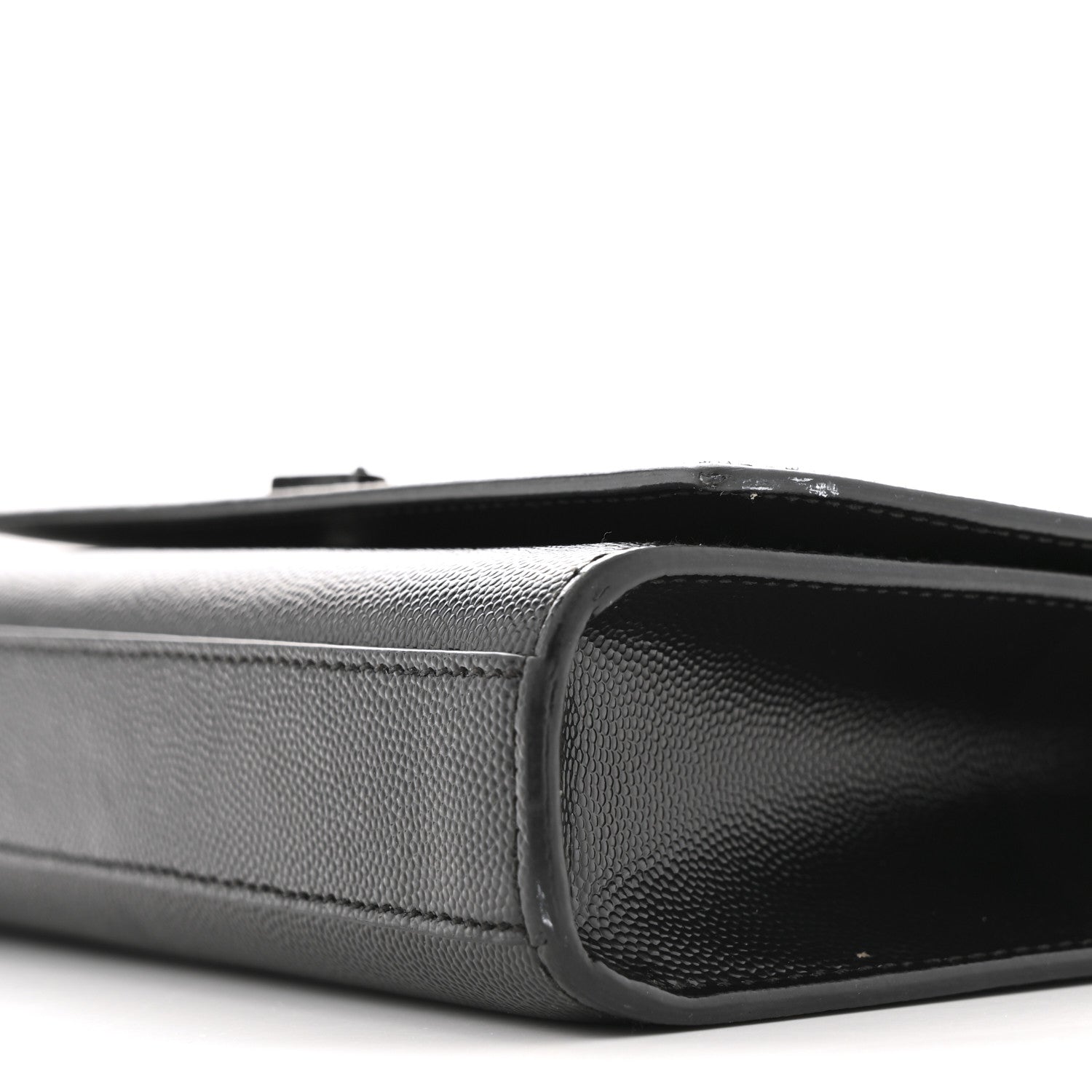 Saint Laurent Grain De Poudre Medium Classic Monogram Monochrome Kate Satchel Black 10 of 12