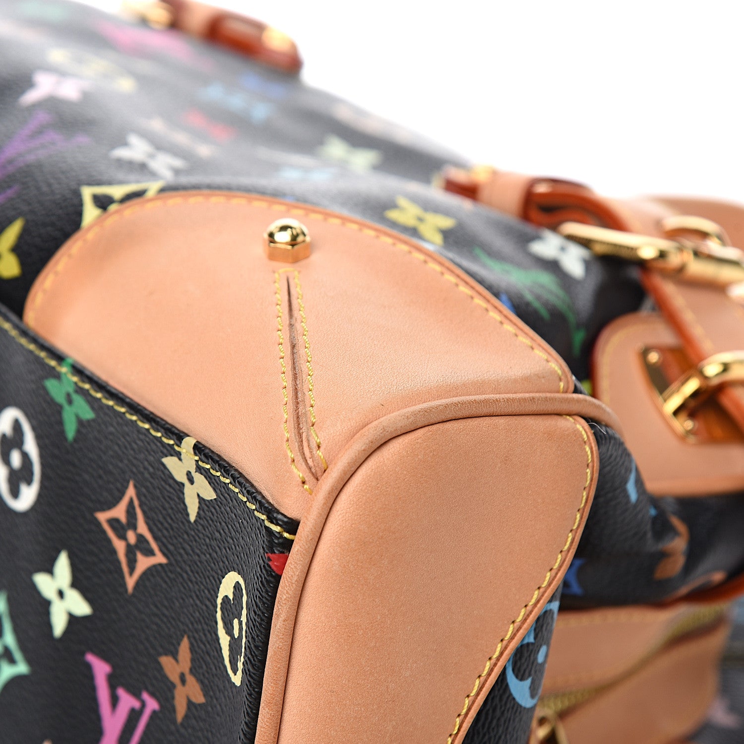 Louis Vuitton Monogram Multicolor Claudia Black 8 of 12