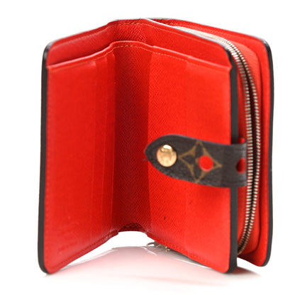 Louis Vuitton Monogram Perforated Compact Zipped Wallet Orange 5 of 11