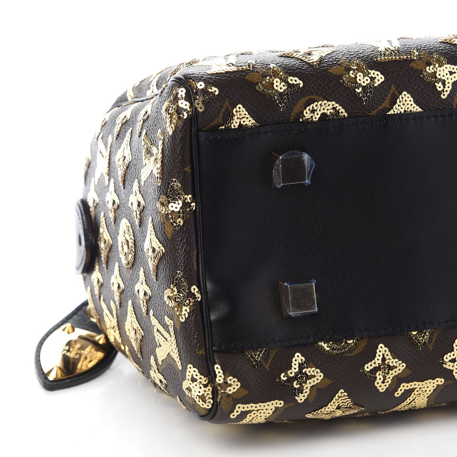 Louis Vuitton Monogram Sequins Eclipse Speedy 28 Gold 5 of 9