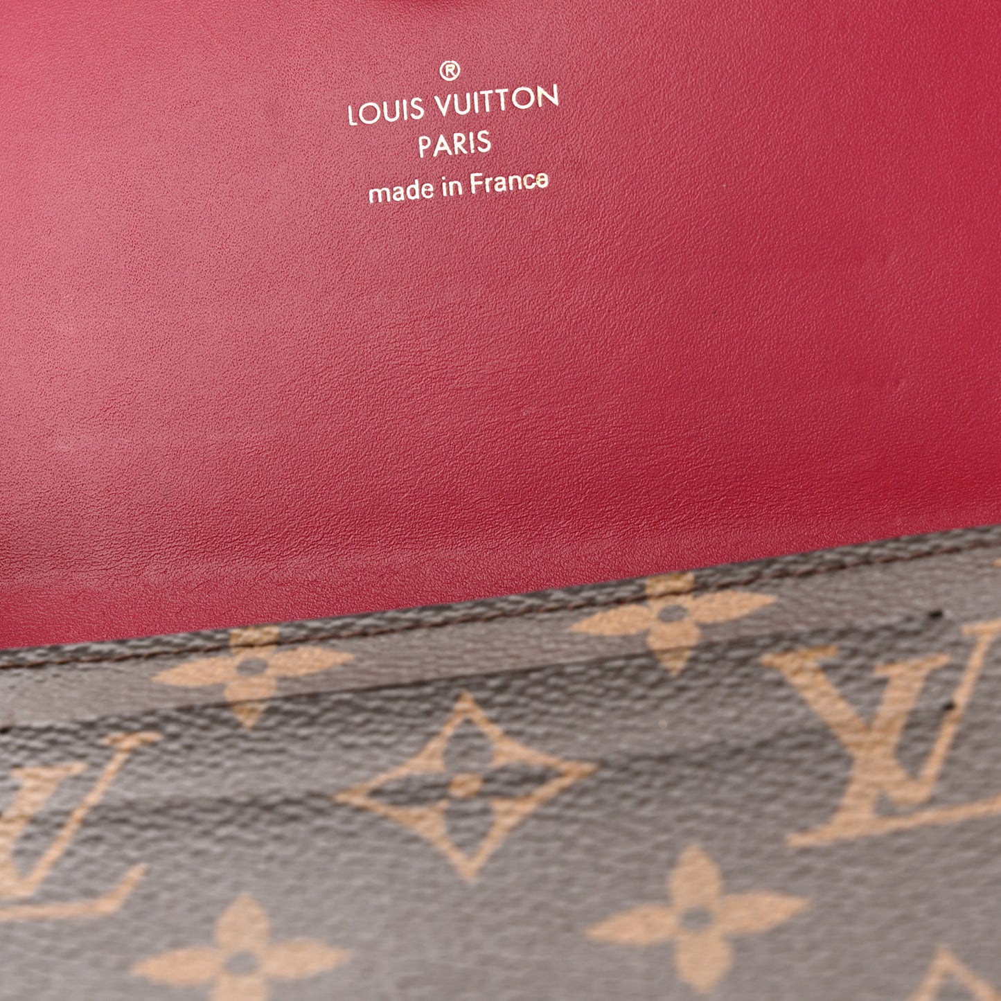 Monogram Flore Compact Wallet Fuchsia
