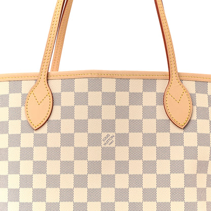 Louis Vuitton Damier Azur Neo Neverfull MM Rose Ballerine 9 of 16