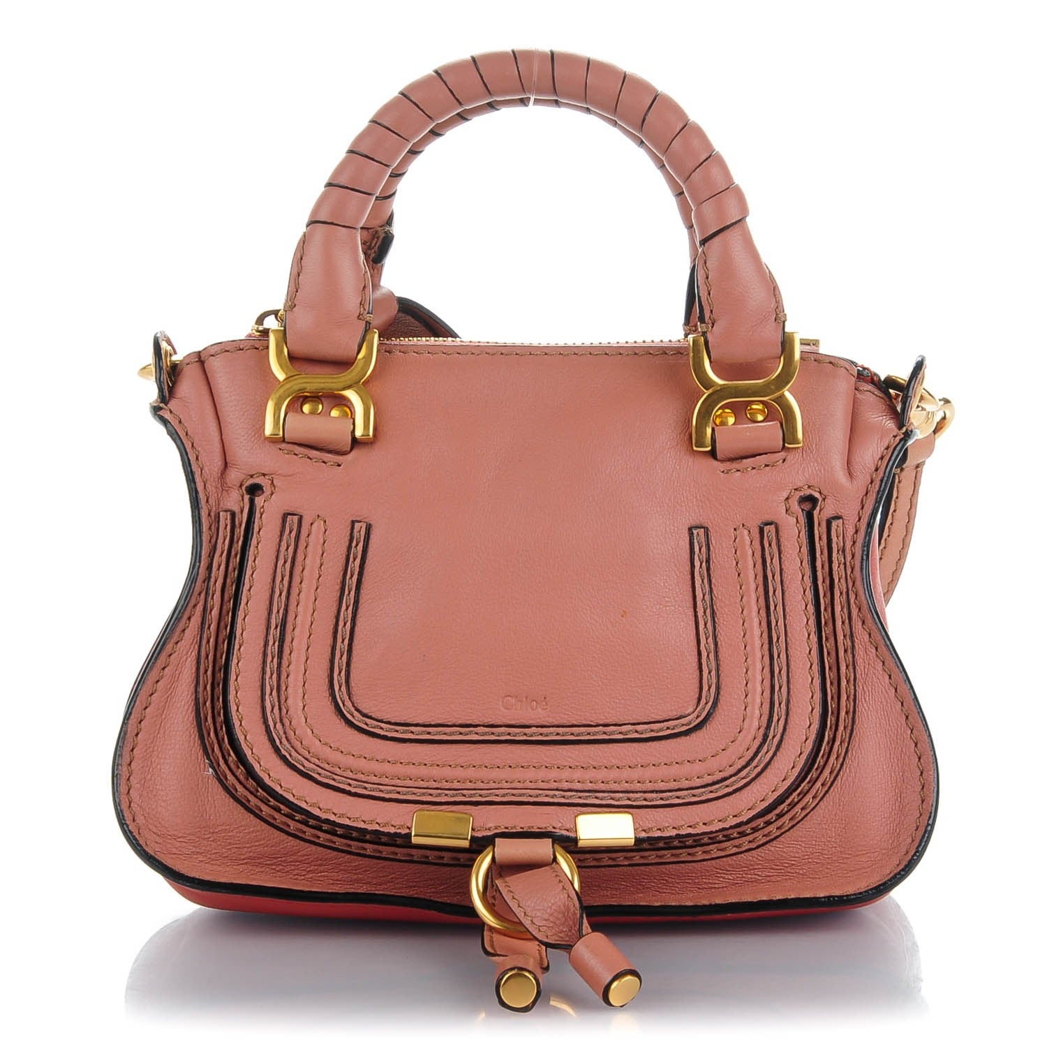 Chloe Calfskin Mini Marcie Satchel Waterlily 1 of 9