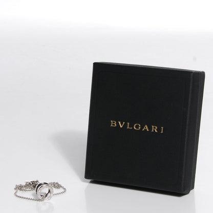 Bulgari 18K White Gold Black Ceramic B.zero1 Pendant Necklace 9 of 9