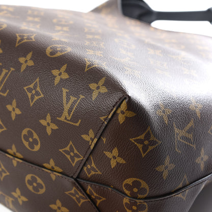 Louis Vuitton Monogram Flower Hobo Black 8 of 11