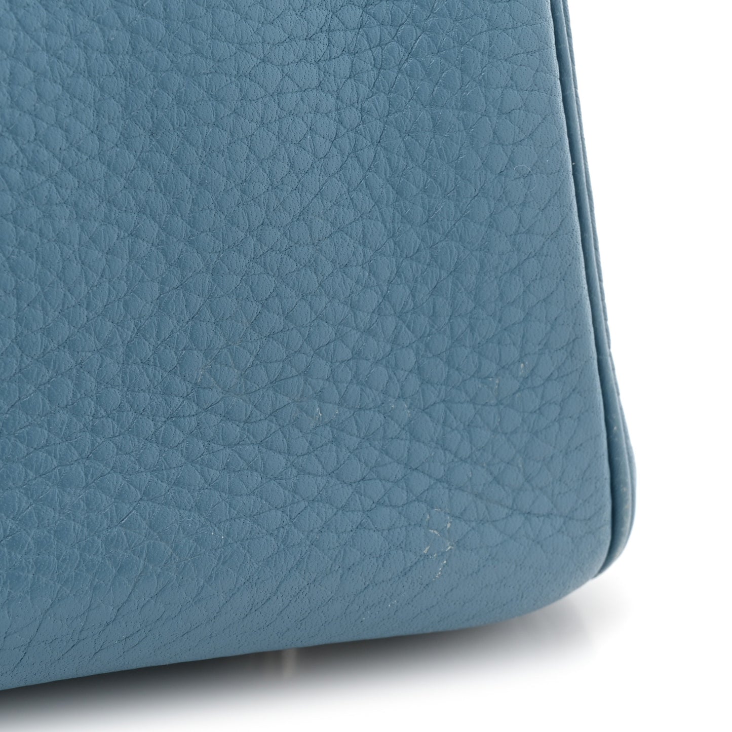 Taurillon Clemence Birkin 30 Blue Jean