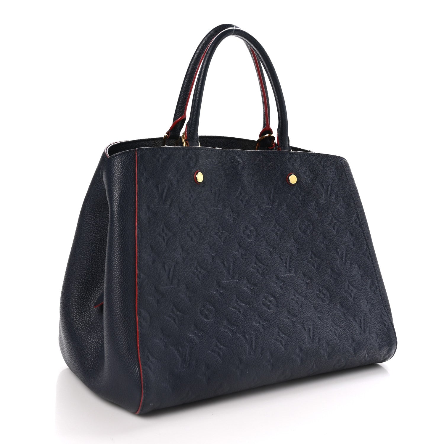 Louis Vuitton Empreinte Montaigne GM Marine Rouge 3 of 13