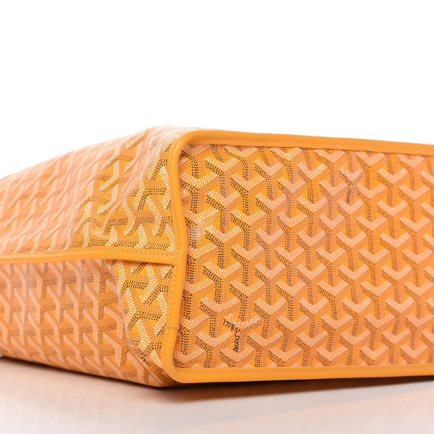 Goyardine Reversible Anjou PM Yellow