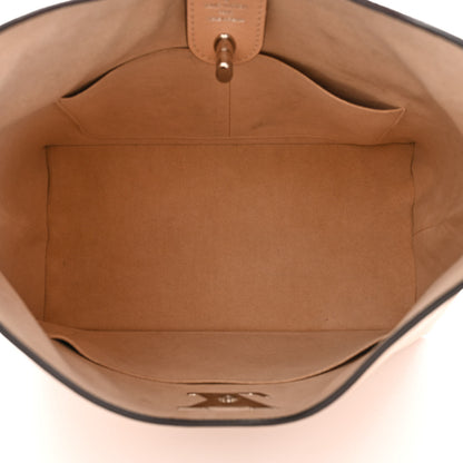 Louis Vuitton Calfskin Lockme Hobo Beige 5 of 10