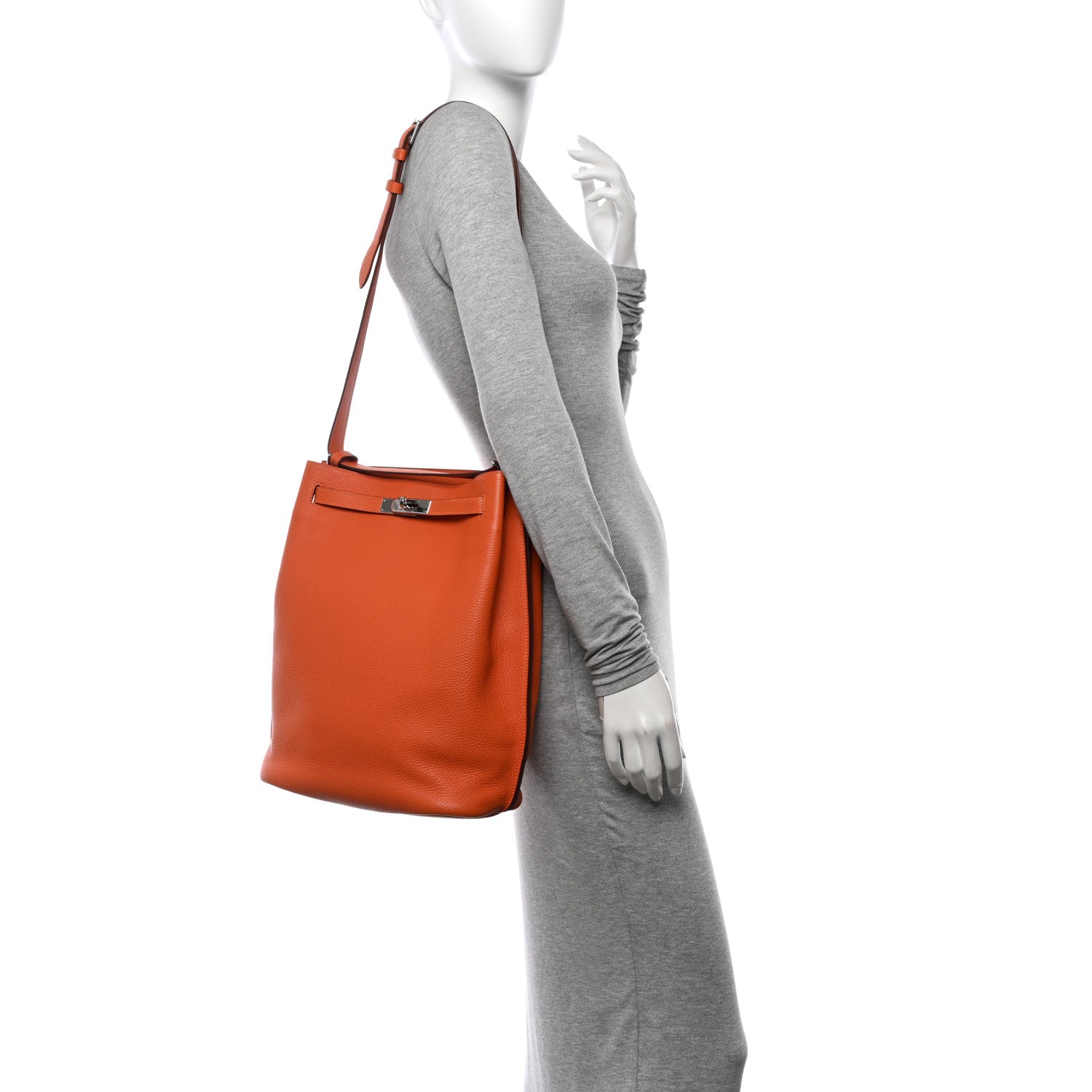Hermes Togo SO KELLY 26 Orange 2 of 15