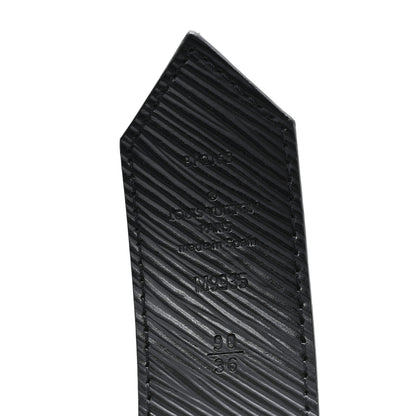 Louis Vuitton Monogram Epi 35mm LV Circle Reversible Belt 90 36 Black 3 of 4