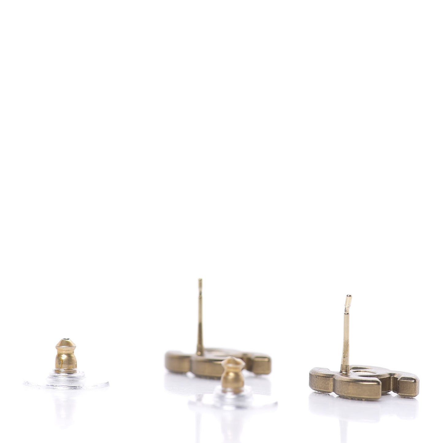 Crystal CC Earrings Gold