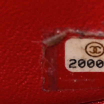 Chanel Lambskin Quilted Mini Square Flap Red 6 of 9