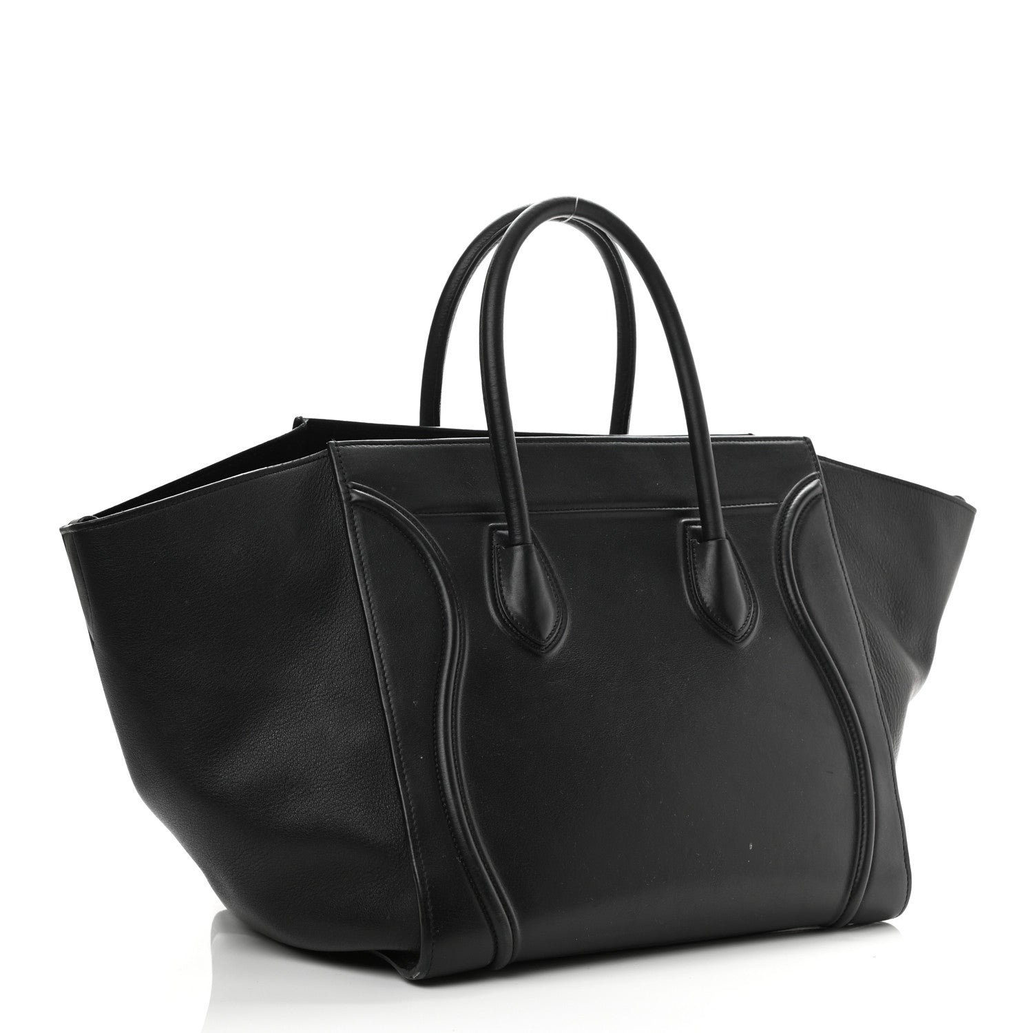 Celine Smooth Calfskin Medium Phantom Luggage Black 3 of 11