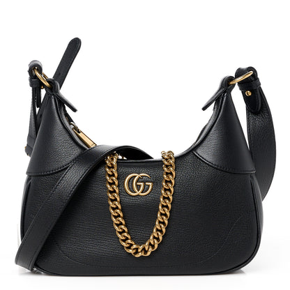 Gucci Goatskin Small Aphrodite Shoulder Bag Black 1 of 12