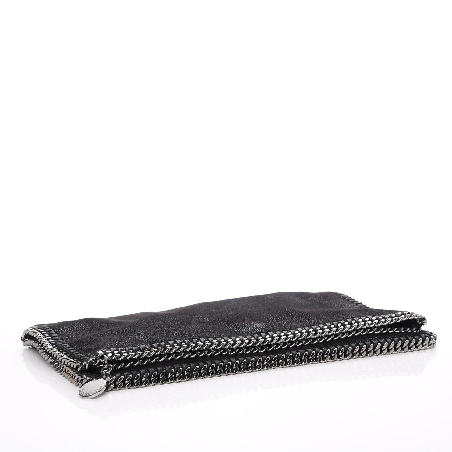 Shaggy Deer Falabella Fold Over Clutch Black