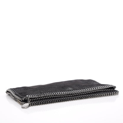 Stella McCartney Shaggy Deer Falabella Fold Over Clutch Black 4 of 7